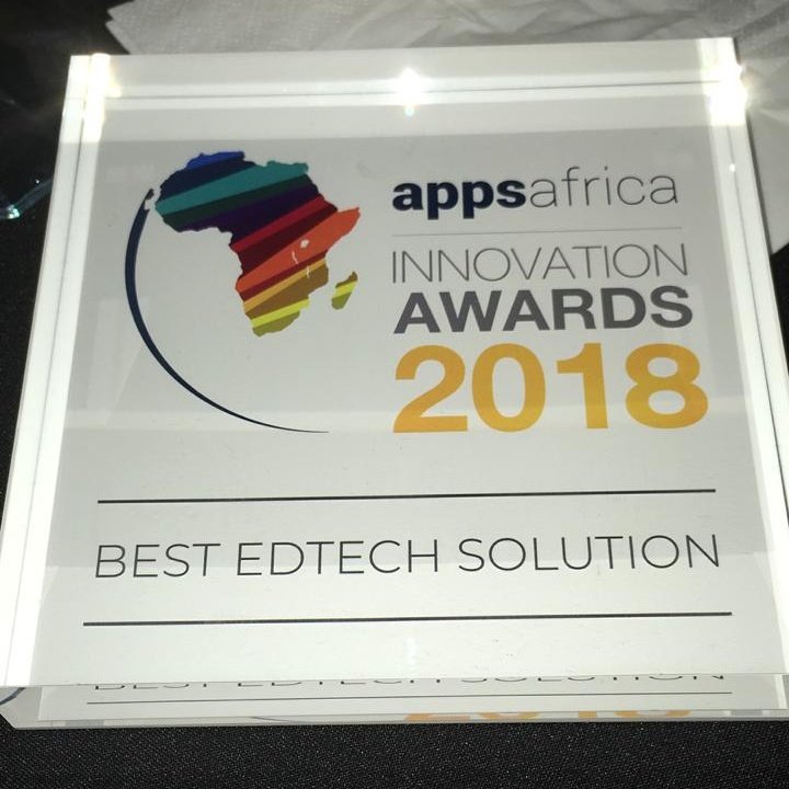 XanderApps's tweet photo. We are incredibly proud and honoured to have received the 'Best EdTech Solution' award in the @AppsAfrica 2018 awards. Thank you for all the support and hard work from our team. #appsafrica2018 #edtech https://t.co/6iEdYFZ84o