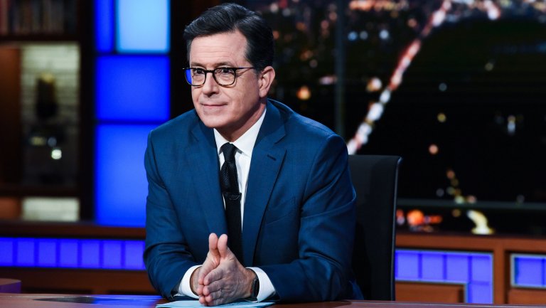 Stephen Colbert remembers Stan Lee: "Thanks for all the stories, Stan" thr.cm/JVfgy9 https://t.co/QxJOYiAfGM