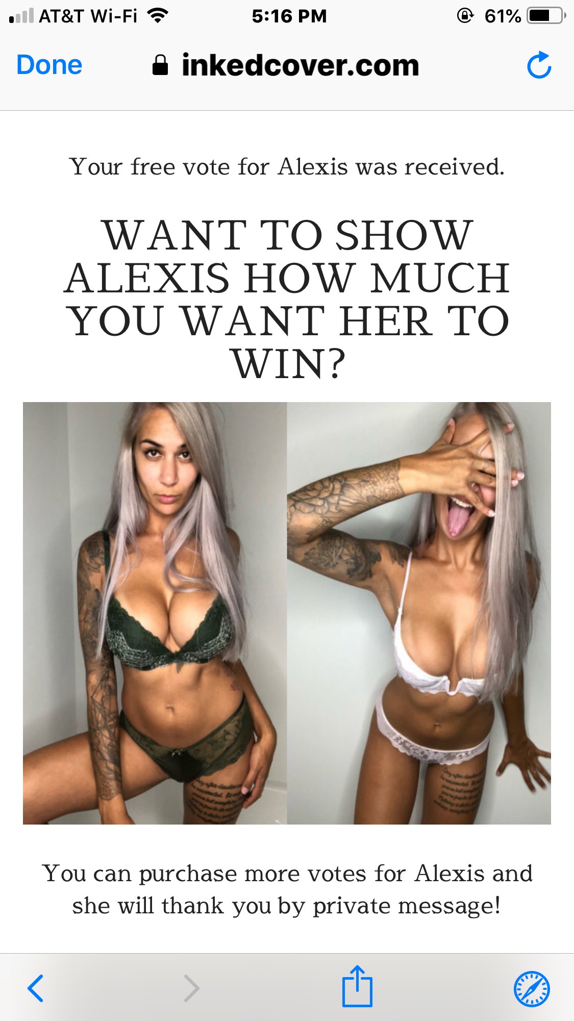 TheNorCalChef on Twitter: "I Voted for @ZaraSuicide 26 Hours Left to