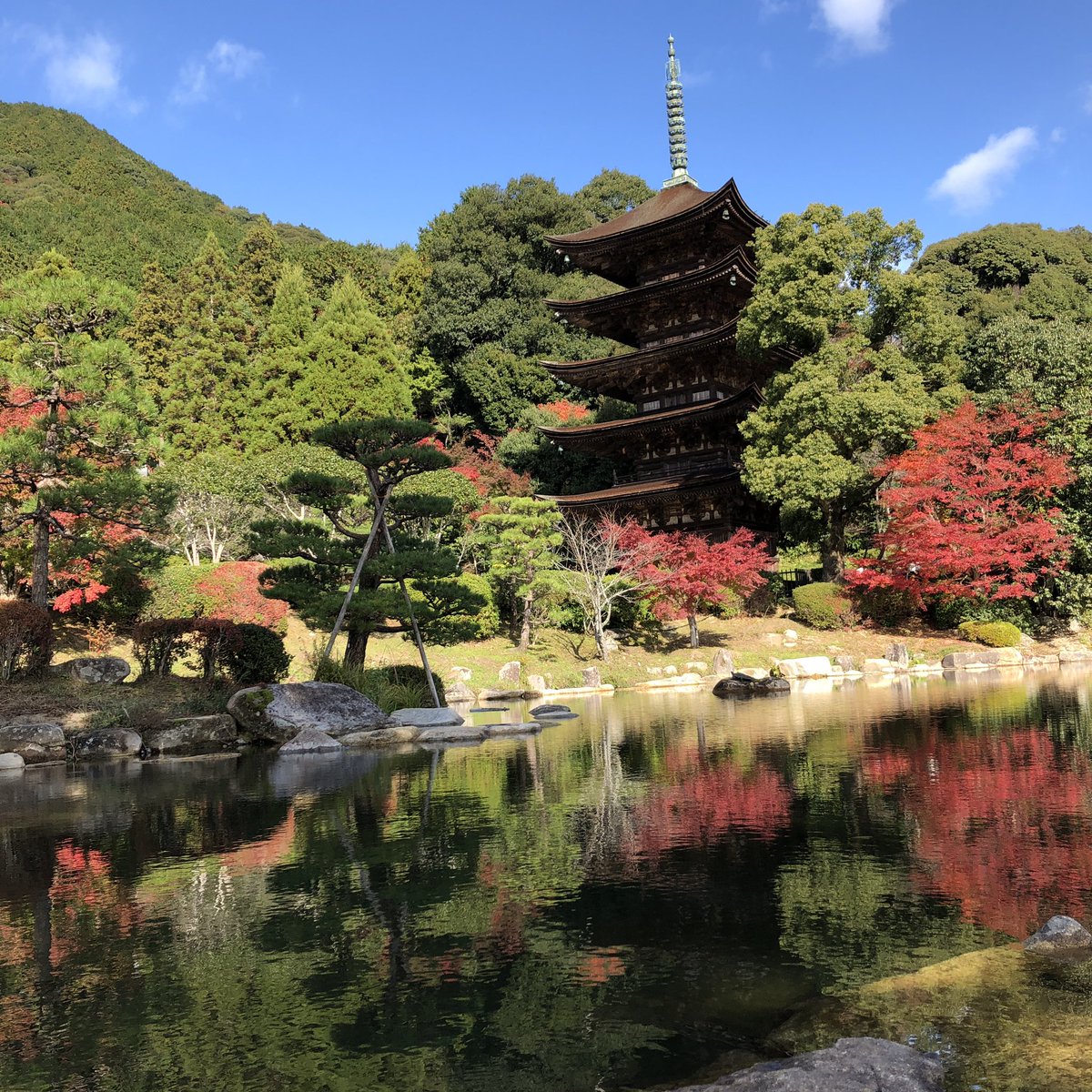 瑠璃光寺五重の塔