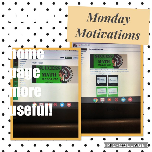 danagardner24's tweet photo. Cleaning up one of my Canvas Course home pages. Never stop learning!  #ACSInnovation #ACSNextGen https://t.co/ZGkPht1K5B