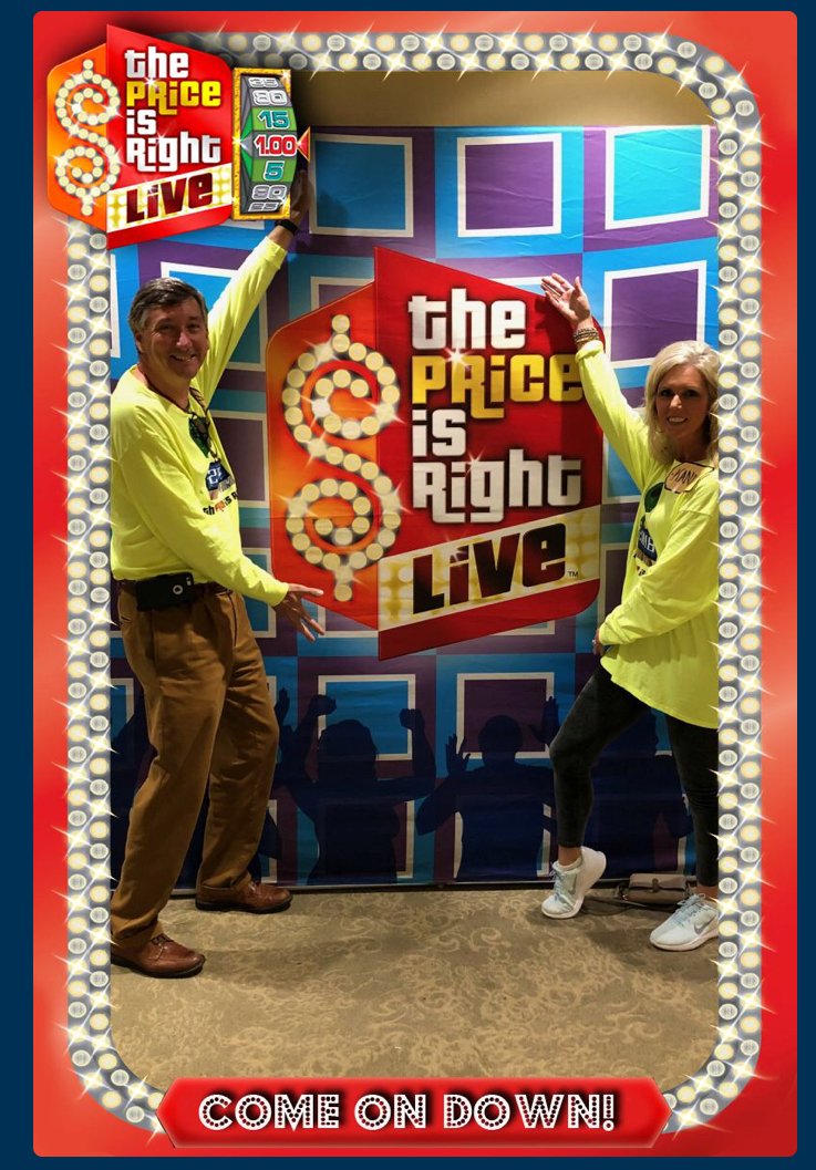 Price Is Right Live! Happy Anniversary Brian CT Jones ❤️ #thepriceisrightlive