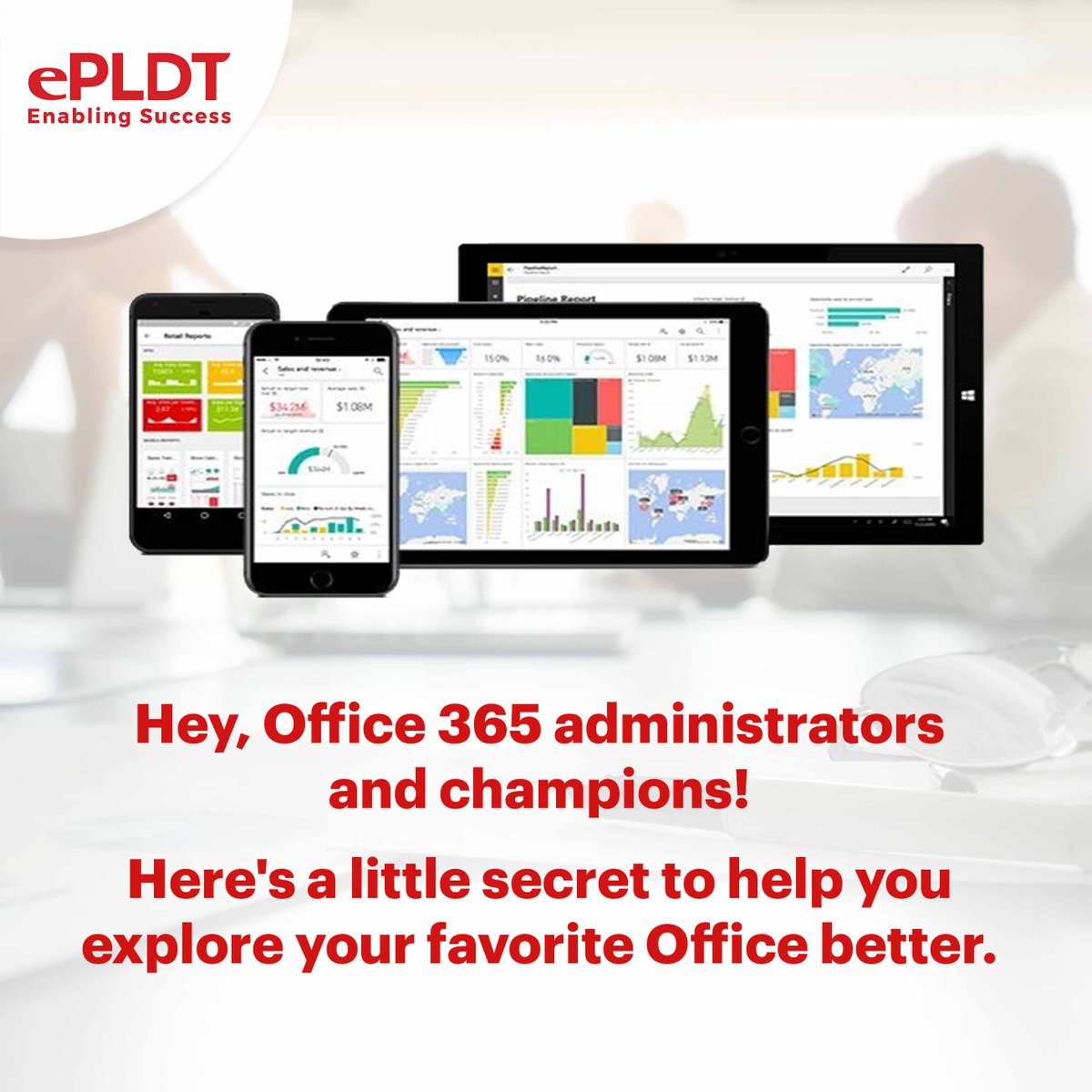 ePLDT's tweet image. Get to know your #Office365 better with this easy-peasy content pack. Visit powerbi.microsoft.com/en-us/blog/exp… now! #BeyondEmail