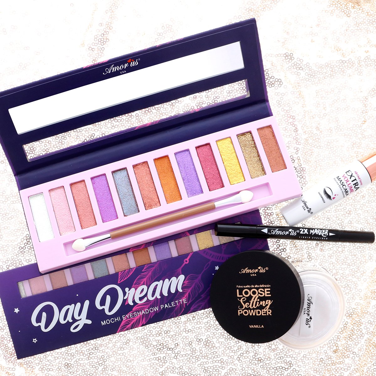 shopamorususa's tweet image. The ultimate collection 😍  Which is your must-have? (If not all of them!)
#DayDream
 #LooseSettingPowder
 #2XMarker Eyeliner
 #AllSexyOut Mascara

#amorususa #amorus #shopamorususa #fallinginlovewithamorus #makeup