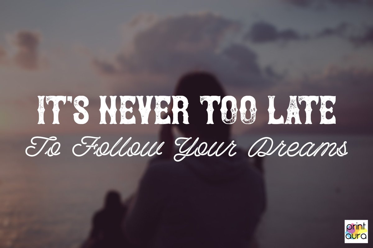 printaura's tweet image. It's never too late to start on the road towards your dreams. If you dream about selling your art online, Print Aura can help! Check us out: printaura.com