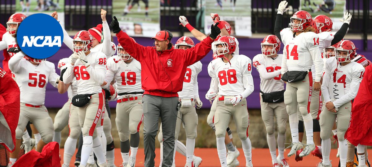 denisonsports (@denisonsports) on Twitter photo It's been 33 years since our last playoff game. We've got a lot to talk about. Here's a super-sized set of <a href="/DUFootball/">Denison Football</a> game notes to get you pumped for Saturday. #d3fb #RollDenny #DenisonProud
🗞️denisonbigred.com/sports/fball/2… It's been 33 years since our last playoff game. We've got a lot to talk about. Here's a super-sized set of <a href="/DUFootball/">Denison Football</a> game notes to get you pumped for Saturday. #d3fb #RollDenny #DenisonProud
🗞️denisonbigred.com/sports/fball/2…
