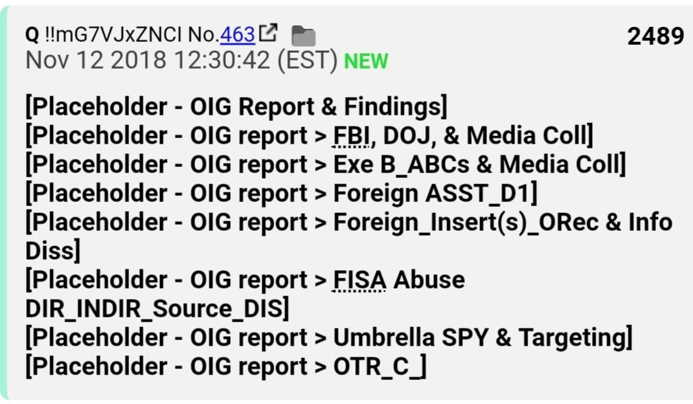 DocRock1007 🇺🇸 on Twitter "1. QAnon More placeholders for what will