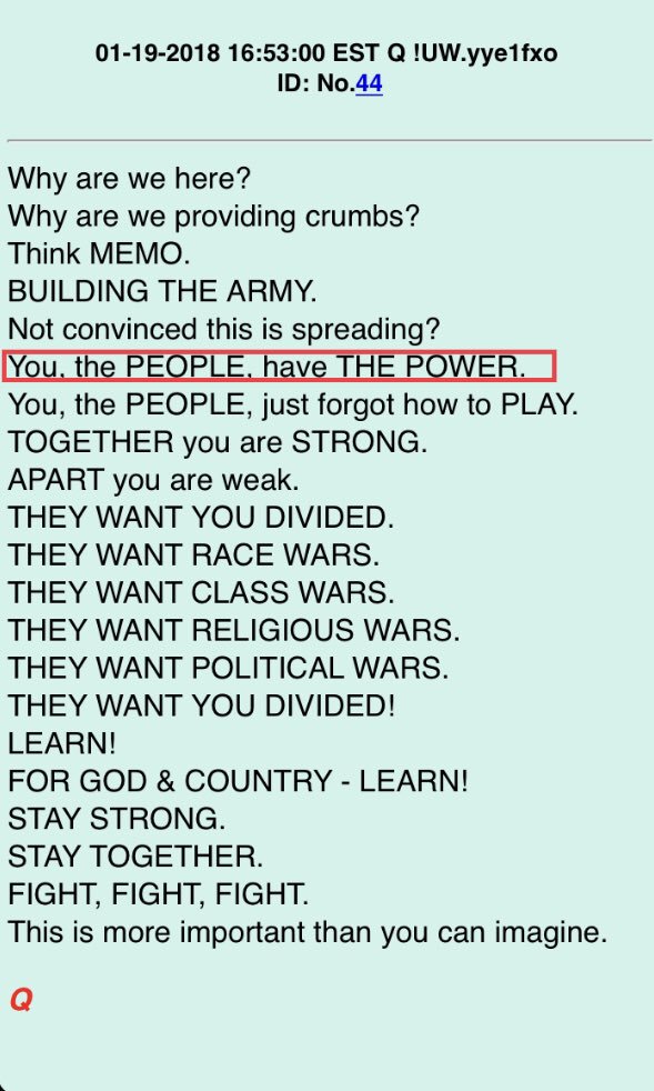 2. WE are only as strong as your VOICE. You must organize and BE HEARD! You, The PEOPLE have THE POWER!  @realDonaldTrump  @GenFlynn  @TheJusticeDept  #StopTheSteal  #StopVoterFraud  #Pray  #FightFightFight
