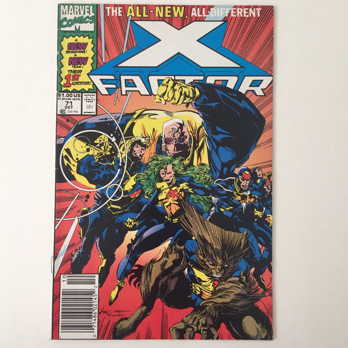 THEKevinMiller's tweet image. It honor of the passing of the Godfather of Comics I present to you one of his descendants, spawned from his #originalxmen it’s #allnewxfactor in #issue71 of #xfactorcomics!!! #overcommit to post the whole series! #marvel #90scomics currents my #lockscreen!