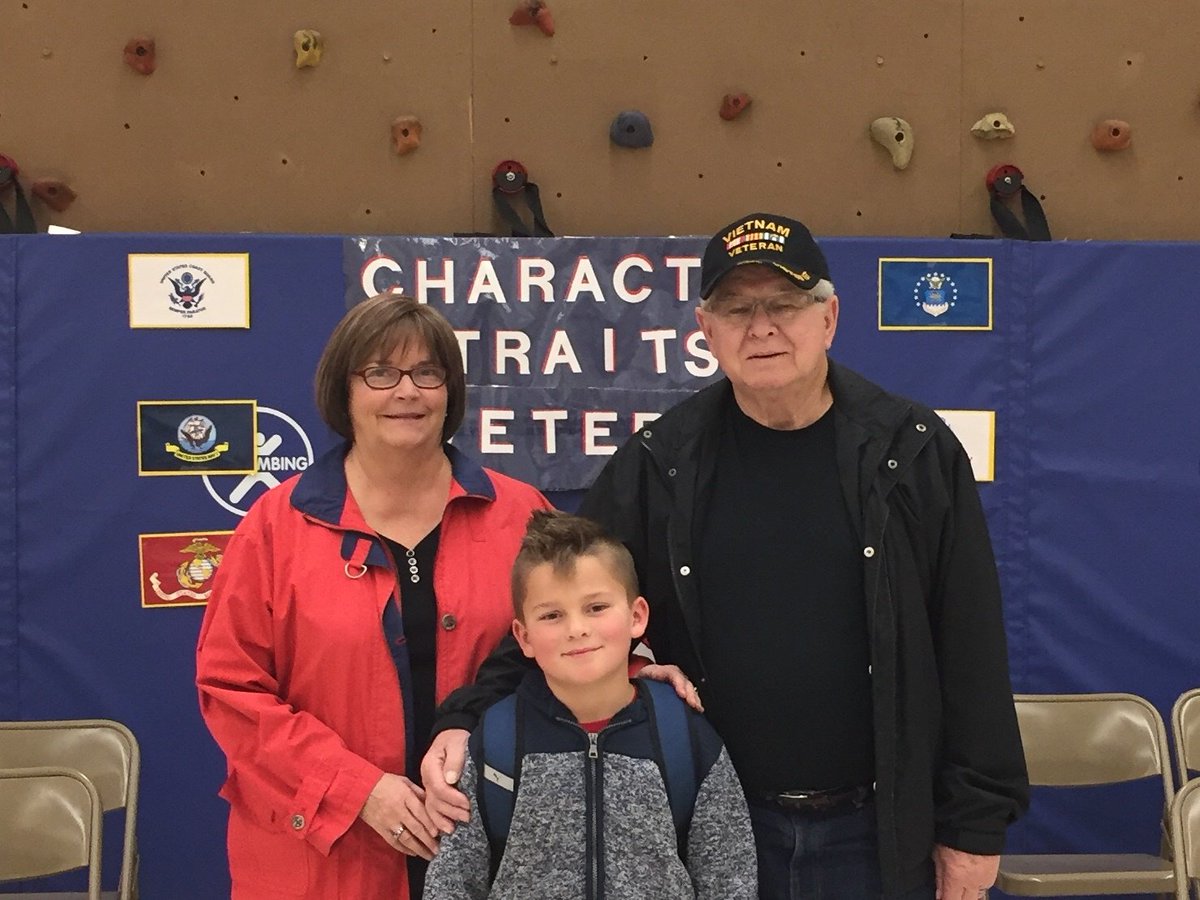 It was great to see Herberich students enjoying their day with family members who were recognized at our Veteran's Day Assembly.  #Copleypride