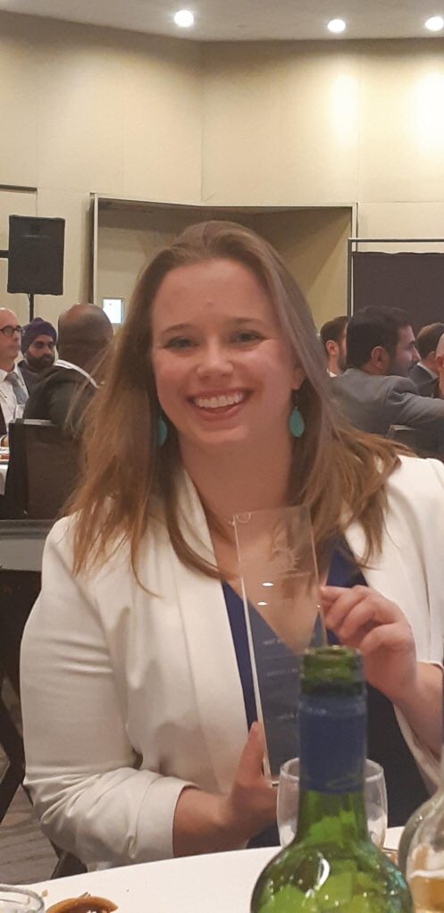 WiRE_Canada's tweet photo. @Meredith_Adler @studentenergy WiRE Woman Of the Year Award 2018! @APPrOntario @ENGIENorthAm #appro2018 Congratulations! https://t.co/dd9dsleCP4