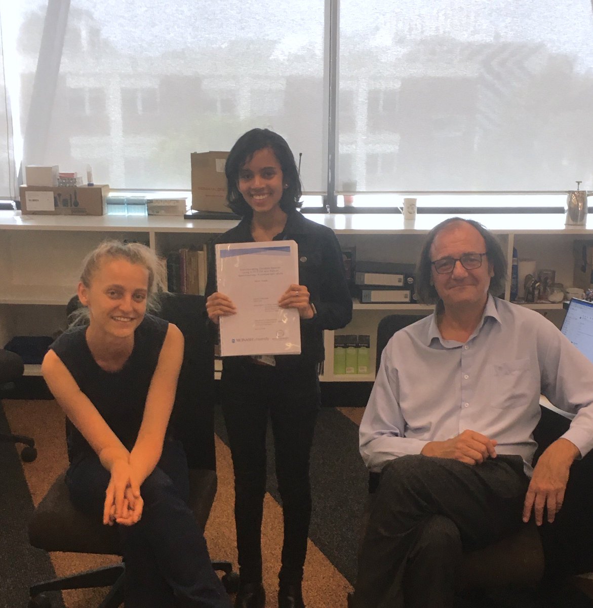 Congratulations to Savi on submitting her Honours thesis, “Discriminating Candida Species Using ATR-FTIR and Raman Spectroscopy: A Comparison Study”. We’re all super proud!