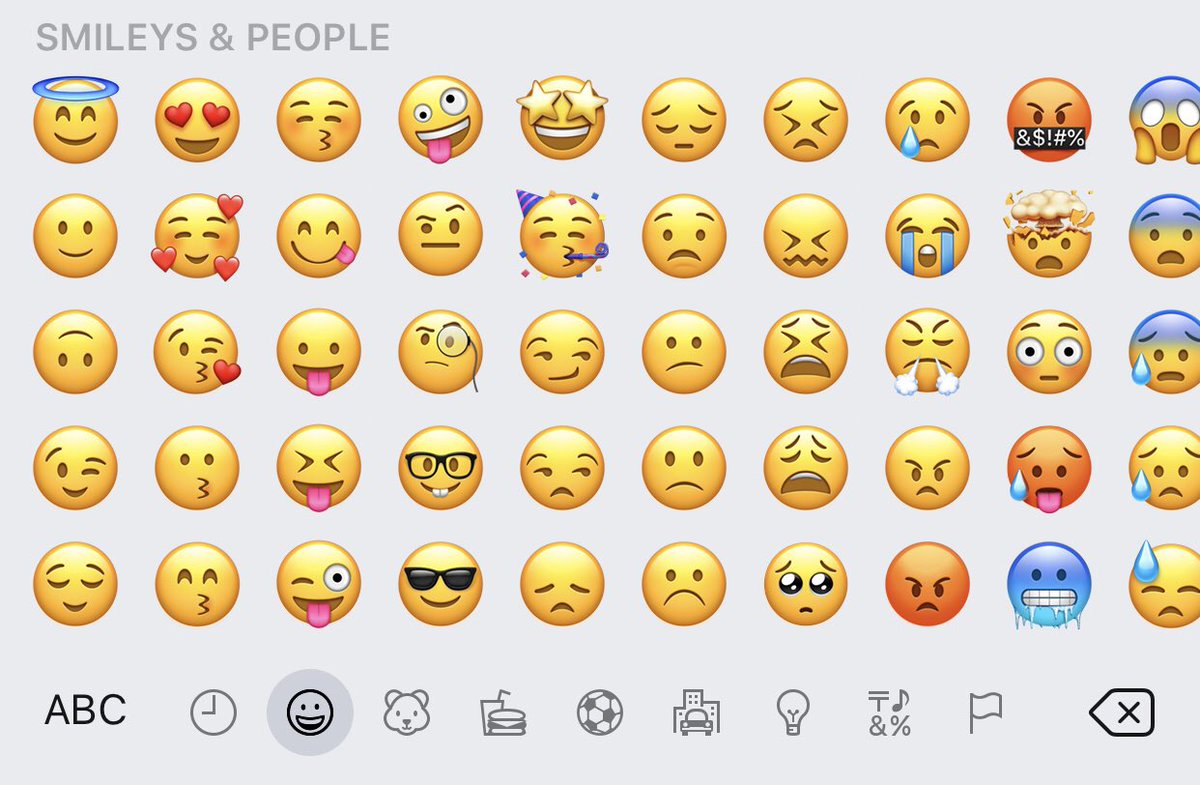 fewsfuns's tweet image. อัพเดตเป็น #ios12_1 แล้วเจอ emoji ใหม่ 🥰🥺🥵🥶🥳