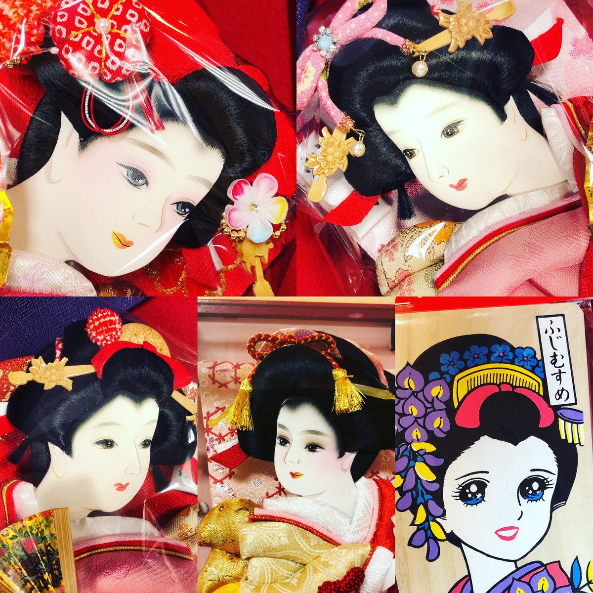 羽子板飾りも顔がいのち #吉徳 #吉徳大光 #雛人形 #五月人形 #羽子板