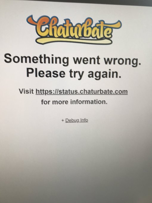 Seriously @chaturbate what is going on? Sorry folks https://t.co/MPcifmbpo5<a class="tags" href="/tag/chaturbate">@chaturbate</a>