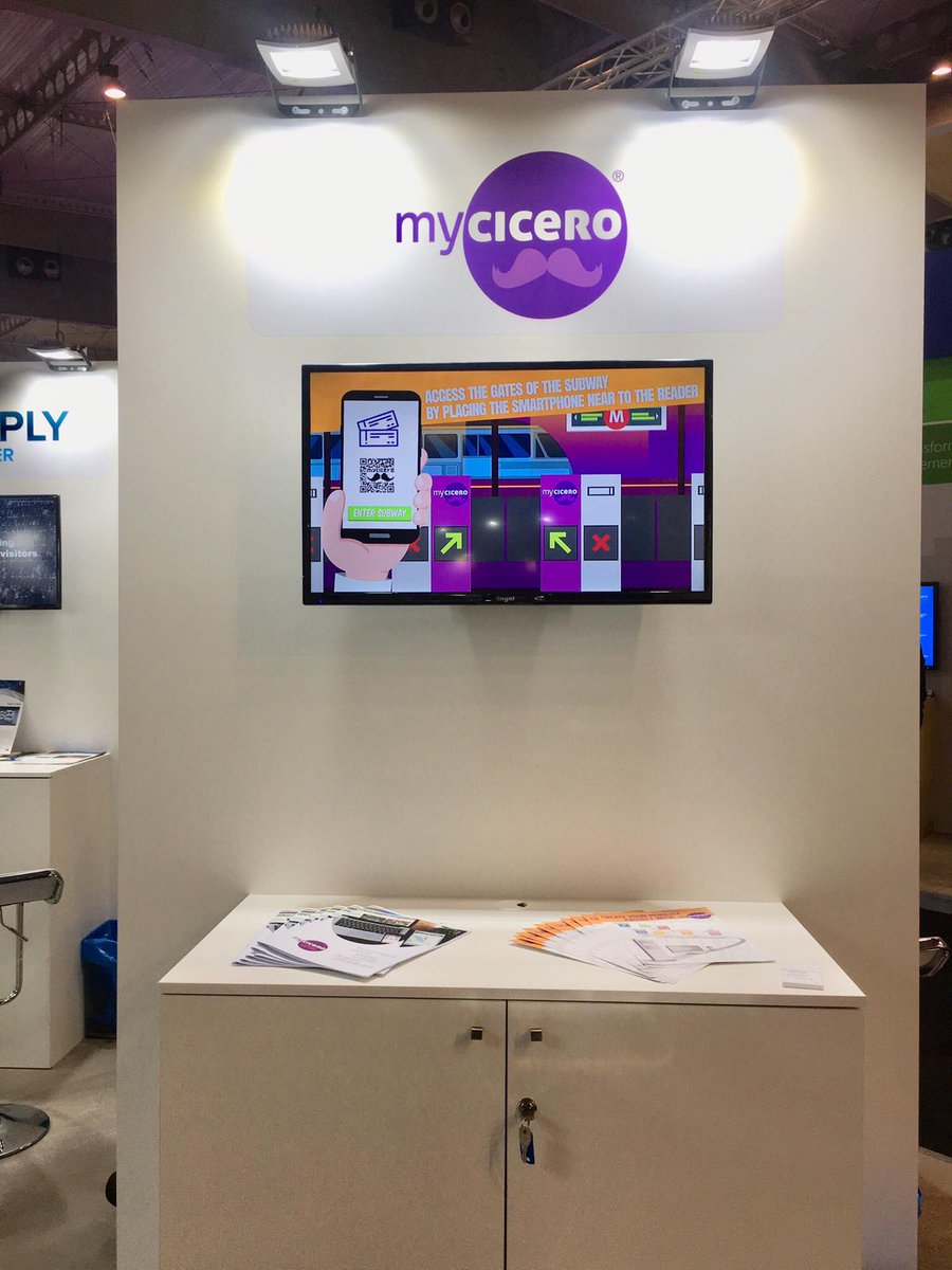 myCiceroApp's tweet photo. Our stand, our corner and our people ready at #SCEWC18!
1⃣1⃣9⃣, hall 2⃣
And in a couple of hours see you in the Central District Agora for the Smart Talk about #IoT and #technologies for cities 😉 https://t.co/d3WH0dWFIG
