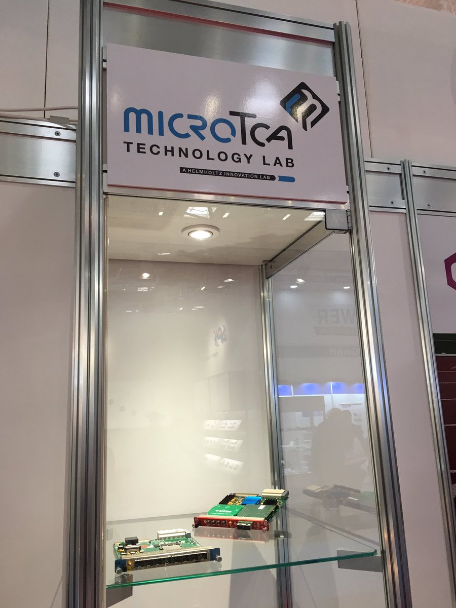 janmarjanovic's tweet image. MicroTCA Tech Lab is presenting the technology developed at @desy at Electronica 2018. Come visit us at booth A5/550, we are there together with our industrial partner @CAENels