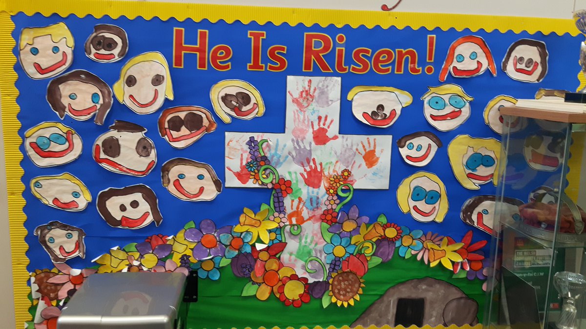 Wonderful Understanding Christianity friezes at <a href="/PenyfaiPrimary/">Penyfai CiW Primary</a> Well done for telling the big story so clearly