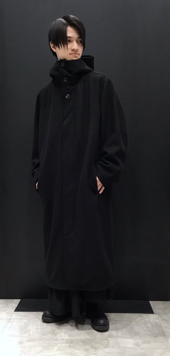 REGULATION Yohji Yamamoto フーデッド コート ＊-