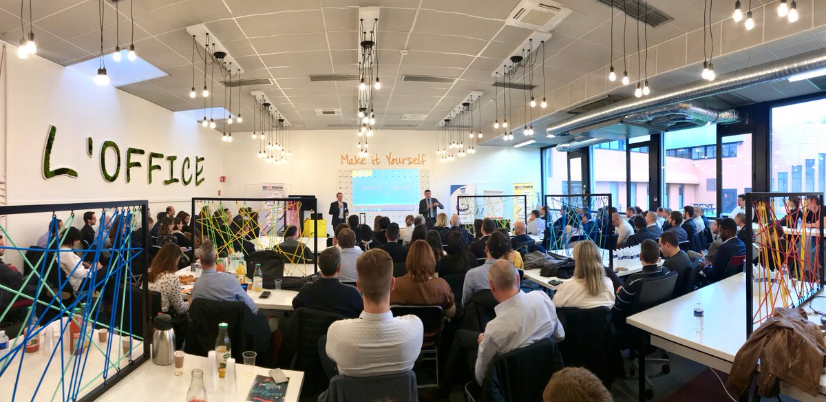 ocssimore's tweet photo. Moins de 6 mois après son lancement, l'#AcadémieDigitale de la @BanquePopulaire Occitane a choisi les locaux #Ocssimore pour regrouper ses 120 ambassadeurs et coachs ! Bienvenue à vous tous 🤗 Que ce lieu vous inspire dans vos missions d'acculturation au #Digital 👩💻👨💻📱💻! https://t.co/fNYM08ZdOI