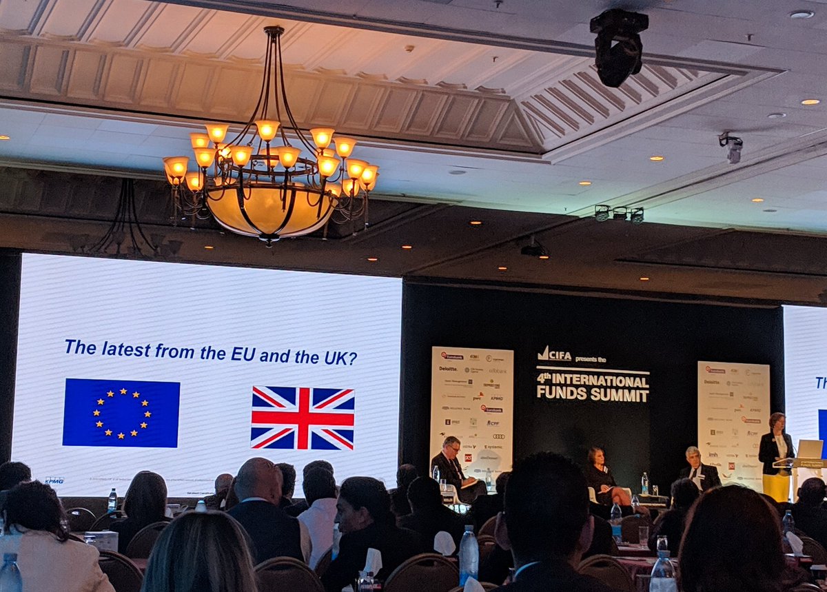 Day 2, Session 7: #BREXIT and what it means for the funds industry in #CYPRUS by Julie Patterson, Director, Asset Management, Regulatory Change, <a href="/kpmguk/">KPMG UK</a>  

#CIFA #CIPA #europe #uk #europeanfunds #trade