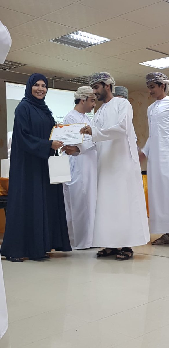 Honoring the teams participating in the National Competition for Reading in its second edition as Shiekh Nasser Al Kharusi School team got the First Place in the Second Phase of the competition.