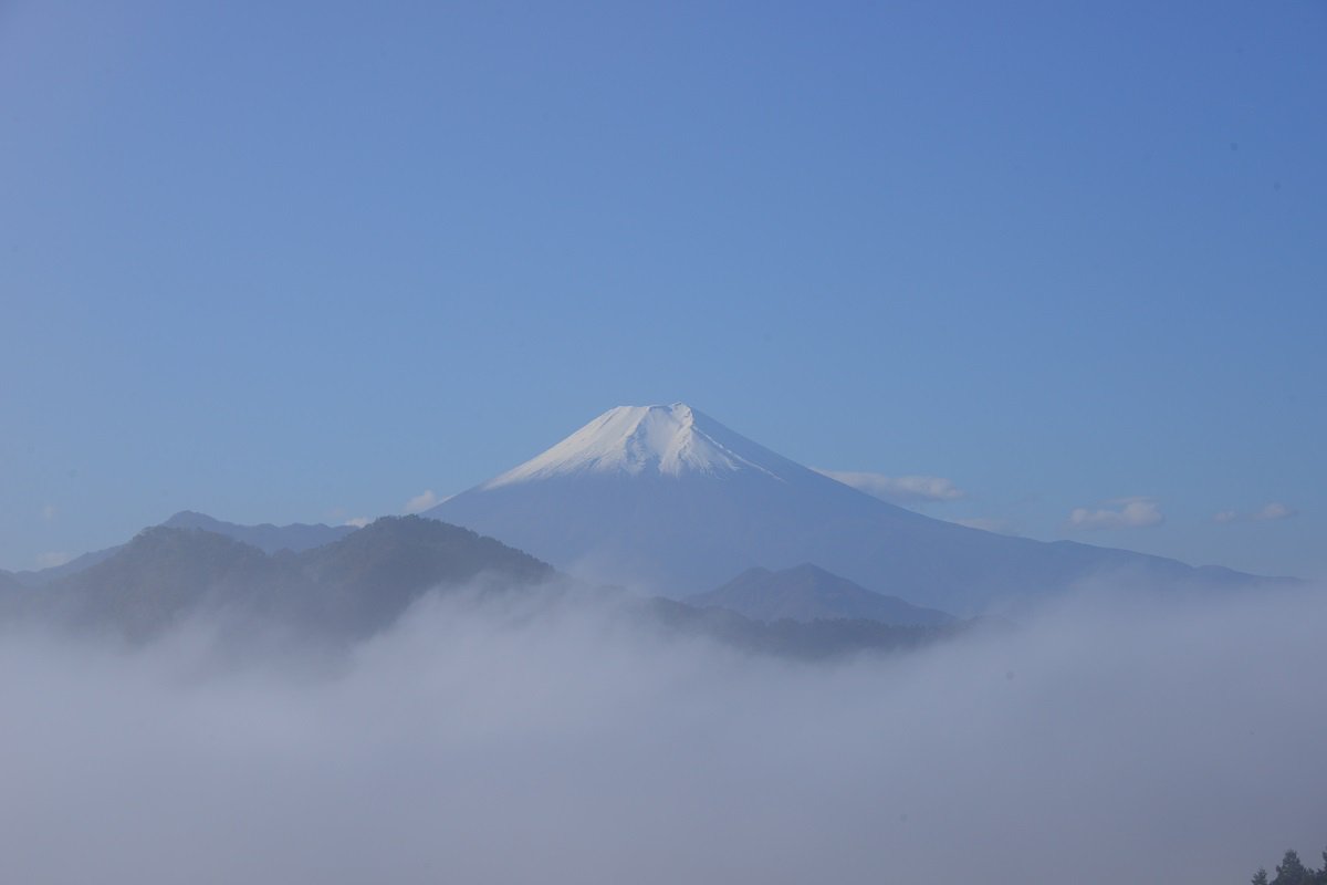咲 さき בטוויטר 朝は濃霧でした けれど天気予報は一日晴 霧 が晴れてくれば 高台から富士山が見えるかもしれないと思い いつもの山のふもとに行って待っていました 予想通り 霧の中から富士山が浮かび上がりました やったー 幻想的な富士山に出会えました