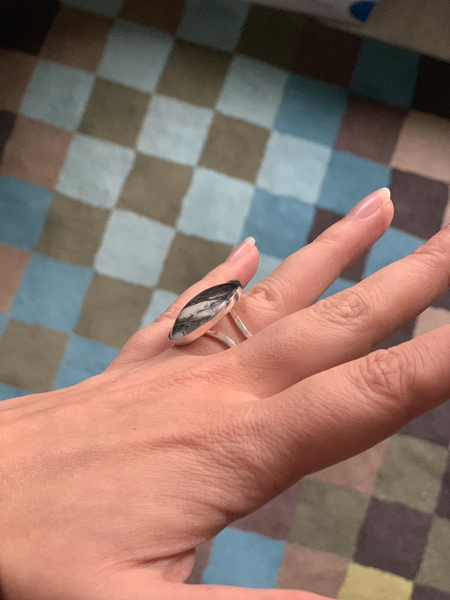 artbydaan's tweet photo. Op bestelling! Een (925) zilveren verstelbare ring met een kunstwerk van 25mm. Wat vinden jullie ervan?
#sieraden #handgemaakt #kerstcadeau #echtzilver #1opdewereld https://t.co/Mu6mRPWkKS