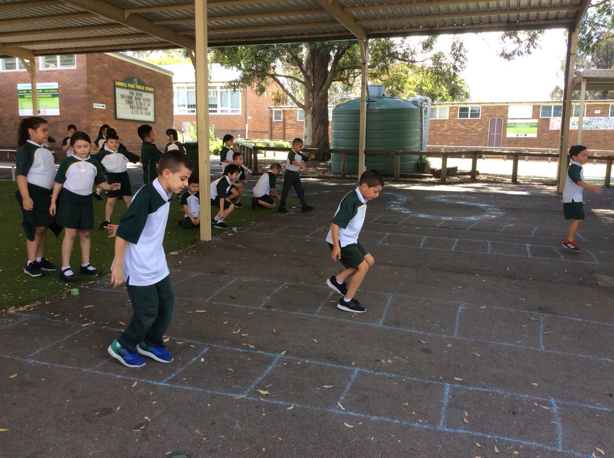 2B 🏀 are thinking while moving in maths this week! Our TEN activity is all about practicing counting by 2s 5s and 10s while jumping, hopping or skipping through the ladders! <a href="/PsCondell/">CondellParkPS</a>