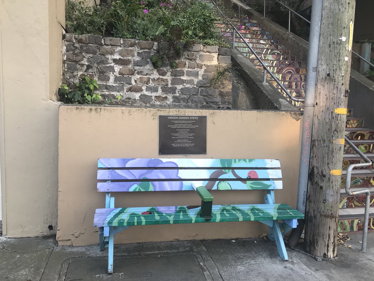 nicolaruth1's tweet photo. Loved the #HiddenGardenSteps today in #SanFrancisco #public #art #california https://t.co/Z0DN2vnYD4