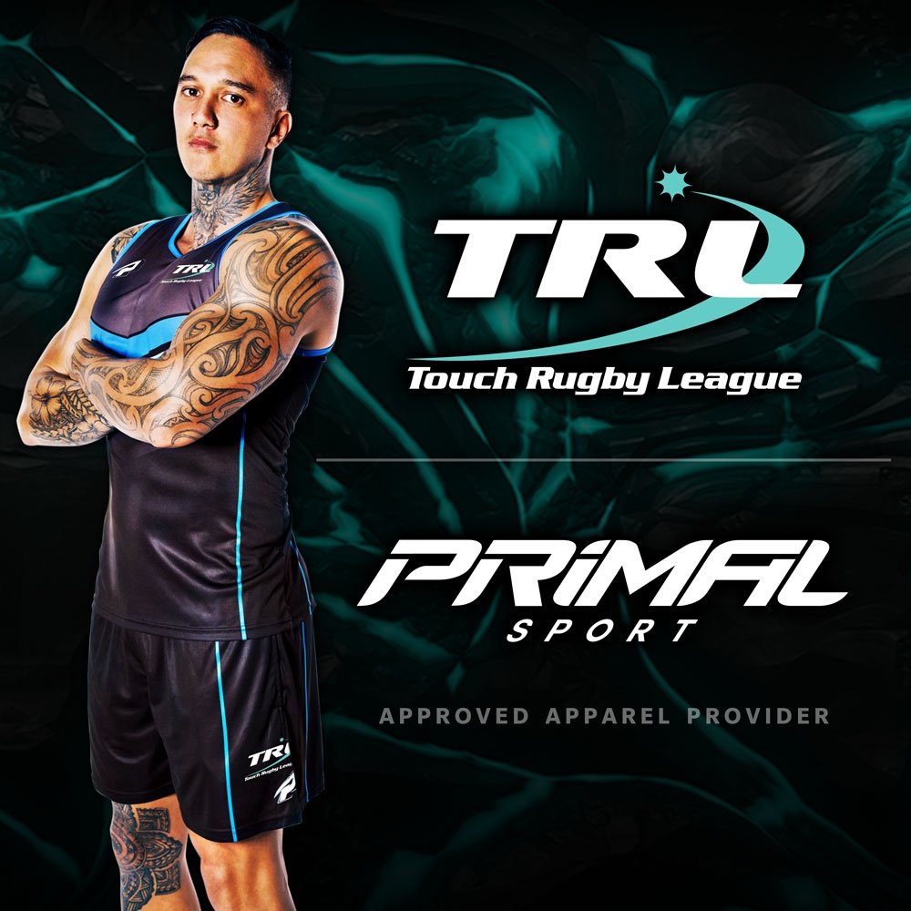 PRIMAL SPORT is very proud to announce our new partnership with TRL (Touch Rugby League) as Approved Apparel Provider.