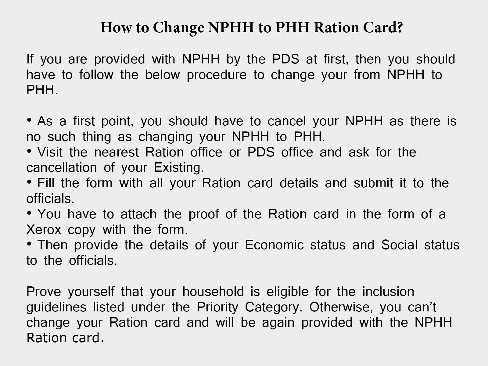Tamilnadu Pds Process To Change Your Nphh To The Phh Ration Card Nphh Phh Rationcard Smartcard Pds Tnpds Government Tamilnadu Tngovt Tngovdebate Tngov Commoditymarketopening Commodity T Co Xfhvfw4trs Twitter