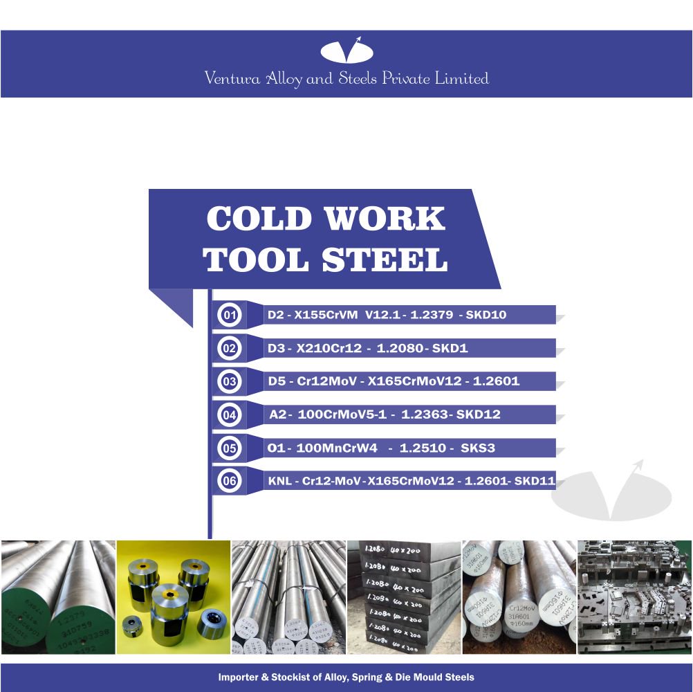 VenturaSteels's tweet image. Ventura Alloy and Steels stocks and supplies Cold Work Tool Steel in India and Abroad. Get best quality of D2, D3, Cr12MoV, KNL D2 etc.
Know More:bit.ly/2DgXLUk

#VenturaSteels #ColdWorkToolSteel #DieSteel #ToolSteel #ColdWorkSteel #DieBlockSteel
