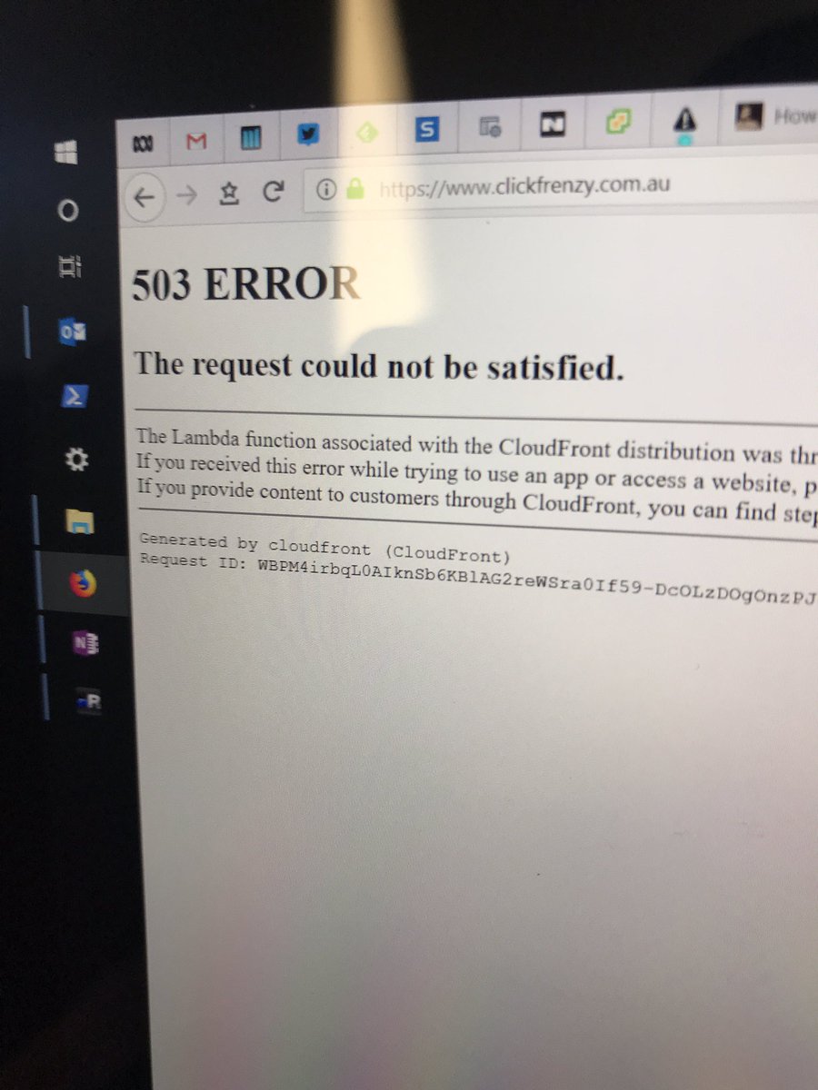 Brennnaaannn's tweet photo. Off to a cracking start #clickfrenzy #clickfail 😂 https://t.co/yICQbUQ3NC