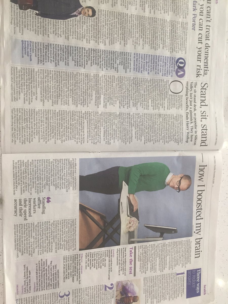 Today’s headline news in The Times! #ritetoroam #posturite #oploft