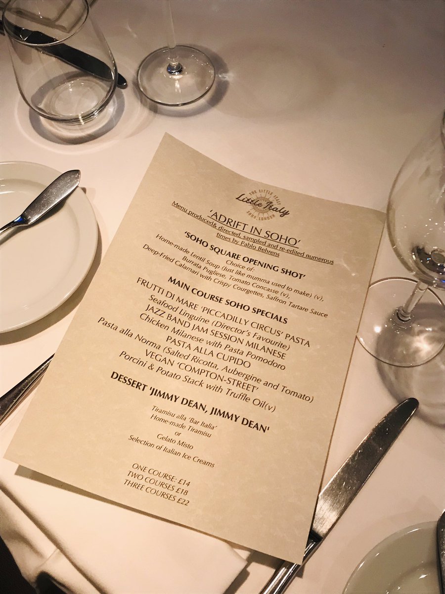 LittleItalySoho's tweet photo. SNEAK PREVIEW! 
The @adriftinsoho MENU
 Mouthwatering. 
#food #wine #soho #london #adriftinsoho #thebestitalian
Book now!
https://t.co/a51MaeuiOS
CALL US NOW:   0207 734 4737 https://t.co/UFyDvPpzbj