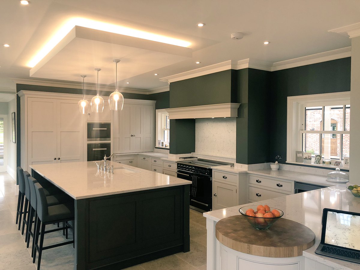 Recently completed electrics in a #TomHowley kitchen