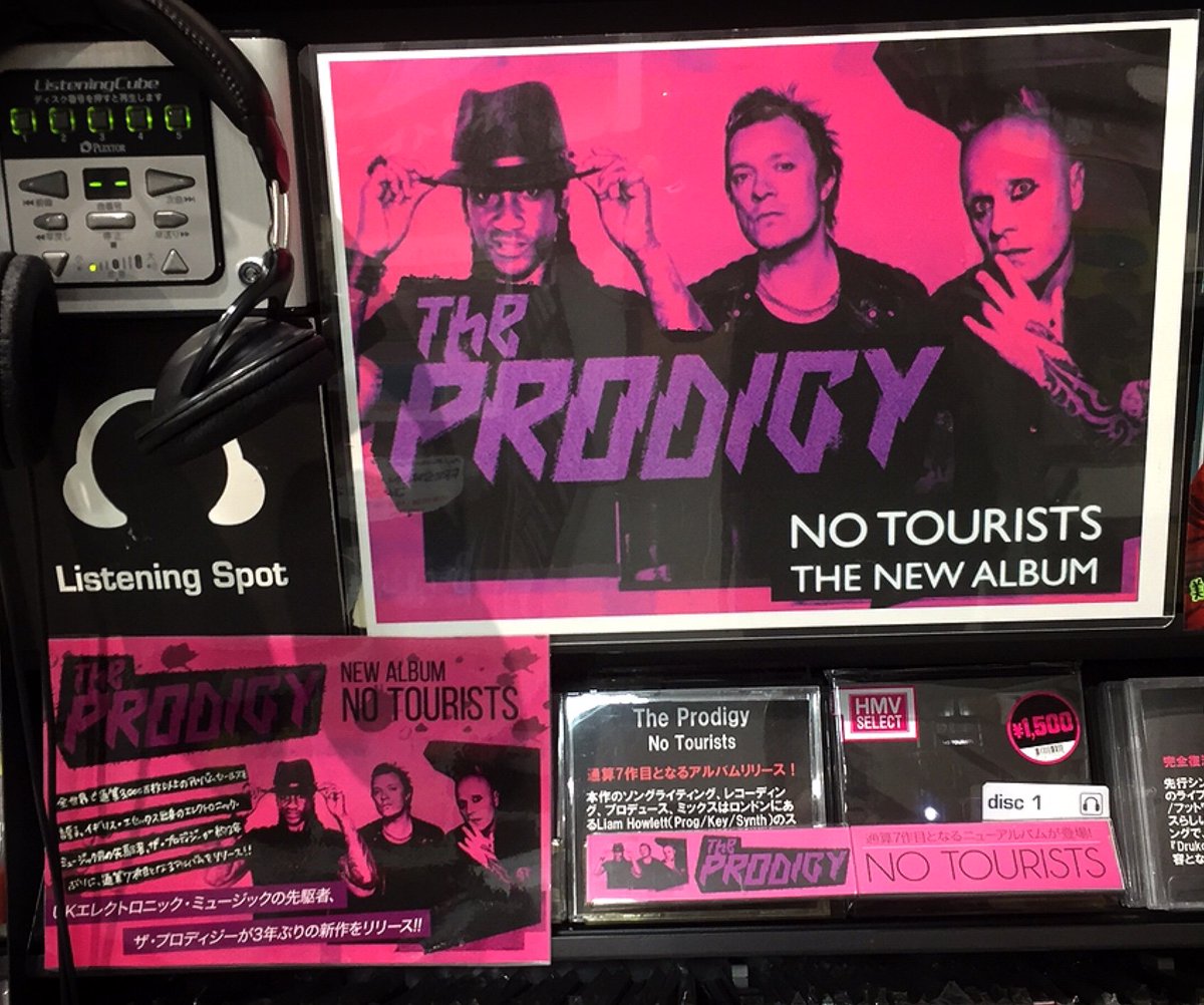 Hmvグランフロント大阪 A Twitter Theprodigy ザ プロディジー 通算7作目となるnew Album No Tourists 発売中です リーダーのリアム ハウレットがプロデュースを手掛け 非常にバンドアルバムに仕上がった と語る作品 先行シングル Need Some1 などを