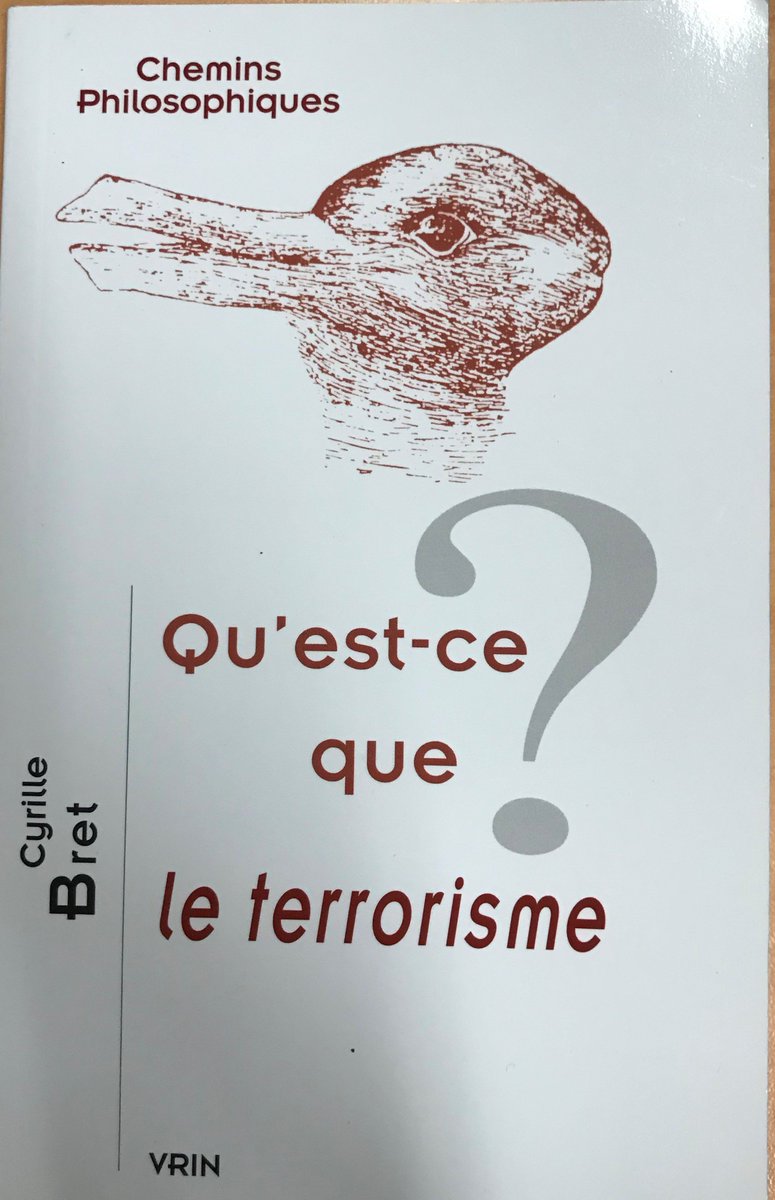 Trois ans après le #13Novembre , recommande l'éclairage de la #philosophie pour mieux comprendre ce qu'est le #terrorisme , sous la plume de @cy_bret <a href="/Vrin_Librairie/">Librairie Vrin</a> 
#FluctuatNecMergitur