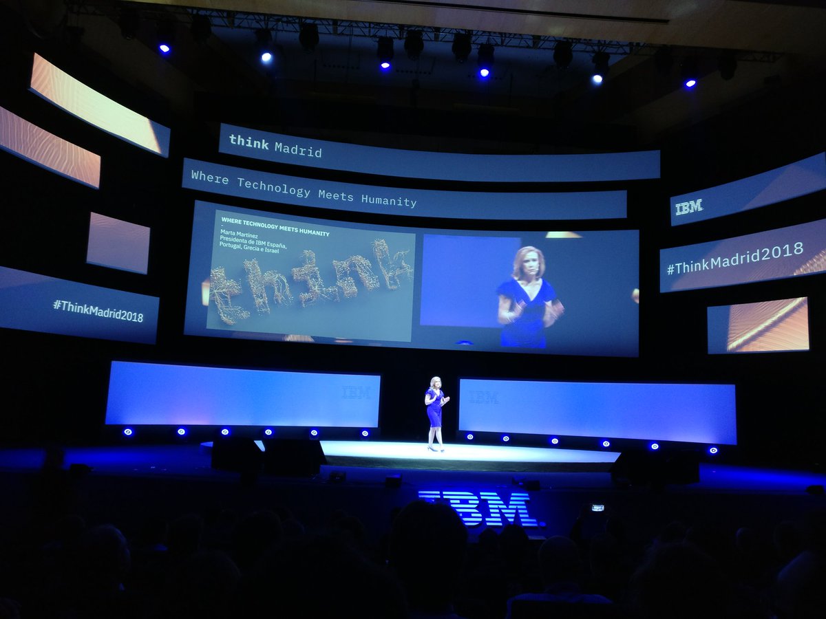 findemor's tweet image. Comienza #ThinkMadrid2018 de IBM y aquí estamos, &quot;donde se encuentran la tecnología y la humanidad&quot; @solusoft_es