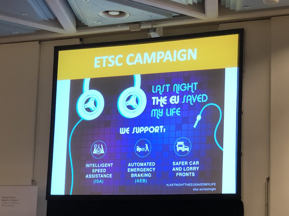 alextowardszero's tweet image. Great presentation by Antonio Avenoso director of @ETSC_EU on road safety past 2020 and vehicle safety. If new vehicle safety measures are introduced 25,000 lives could be saved. So please support their new “Last night the E.U. saved my life campaign” #roadsafety2020