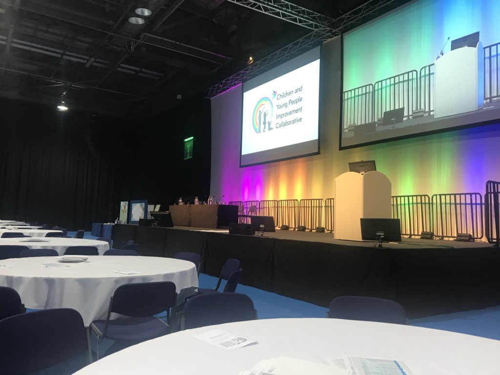 Front row seats at the <a href="/scotgovCYPIC/">scotgovCYPIC</a> learning session, the agenda looks awesome and there is a buzz in the room already. So excited to hear about the learning from all the wonderful quality improvement projects going on around Scotland.
