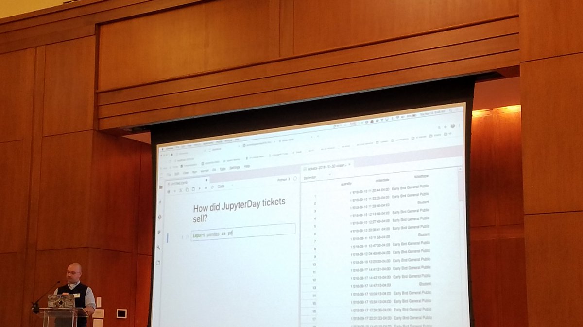 gnfrazier's tweet image. Awesome overview of Jupyter by @parente at #TriangleJupyter