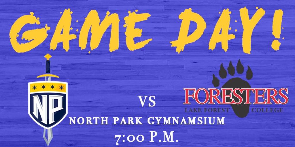 Season opener tonight!!! Let's pack the place 🏀

📅: November 13th

🕖: 7:00 p.m. 

📍: North Park Gymnasium