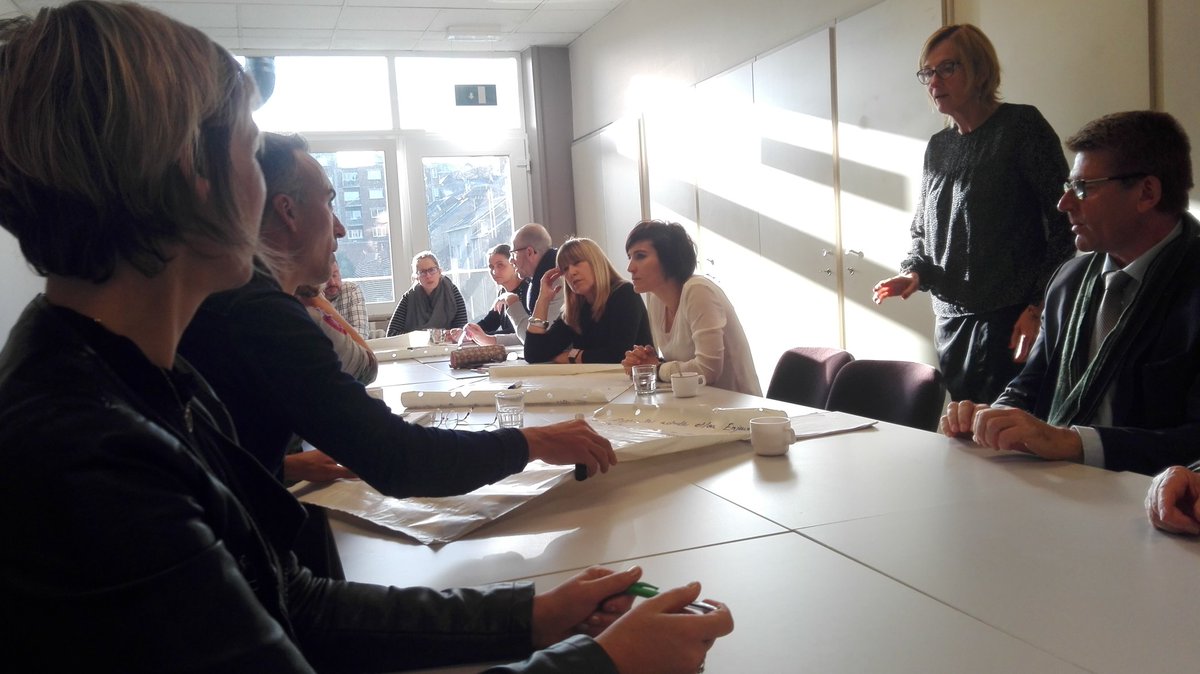 AMaroit's tweet photo. Ce matin à l'IBEFE Verviers, le secteur de l'#intérim et les acteurs de la #formation et de l'#emploi se rencontraient pour créer un pôle de synergie #Industrie. Interactions dynamiques et belles perspectives. @VFUFFI https://t.co/GjhfpPHiCP