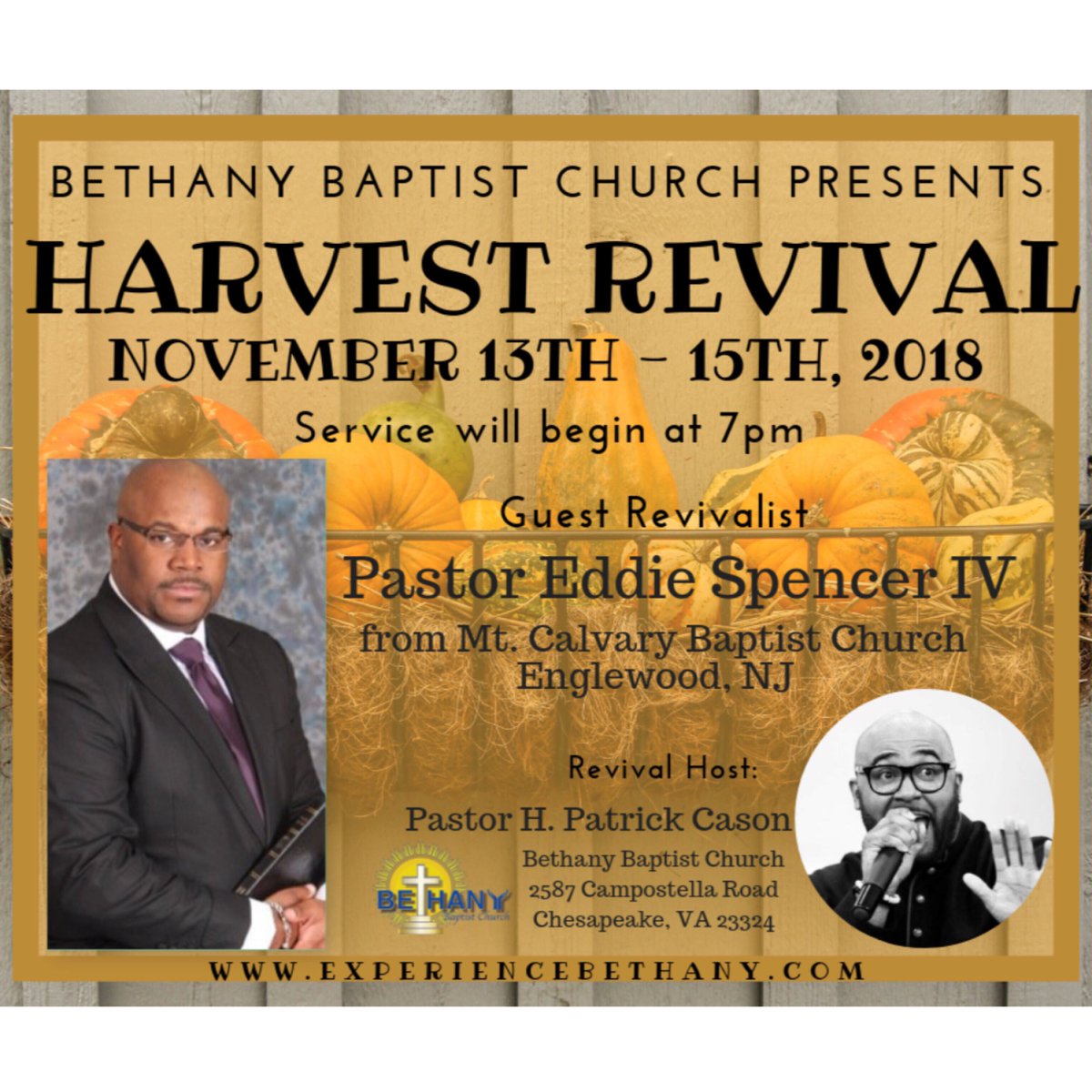 BethanyBaptist4's tweet photo. Good morning and Happy Tuesday: ITS TIME FOR REVIVAL! Meet us at The House at 7pm TONIGHT through Thursday, there’s a blessing waiting on YOU #experienceBethany https://t.co/dFFPttBzcL