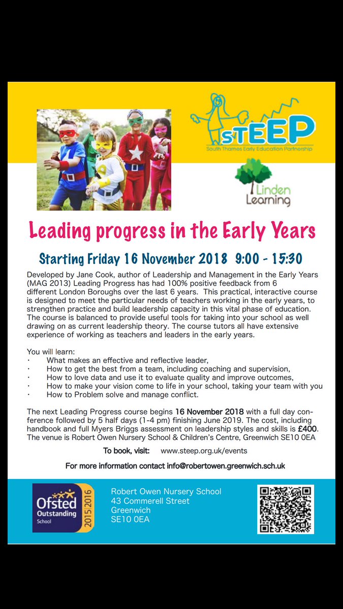Lindencoaching's tweet photo. A few places left on highly recommended #leadingprogress course @RobertOwenEYC book now to avoid disappointment! https://t.co/ExtciELD5L