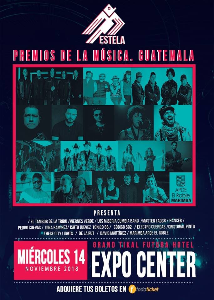 DonaldPalencia's tweet photo. MAÑANA es la gran noche de @premiosEstela no te quedes sin tus boletos y disfruta de los premios de #Guatemala https://t.co/UZtZDhrviA
