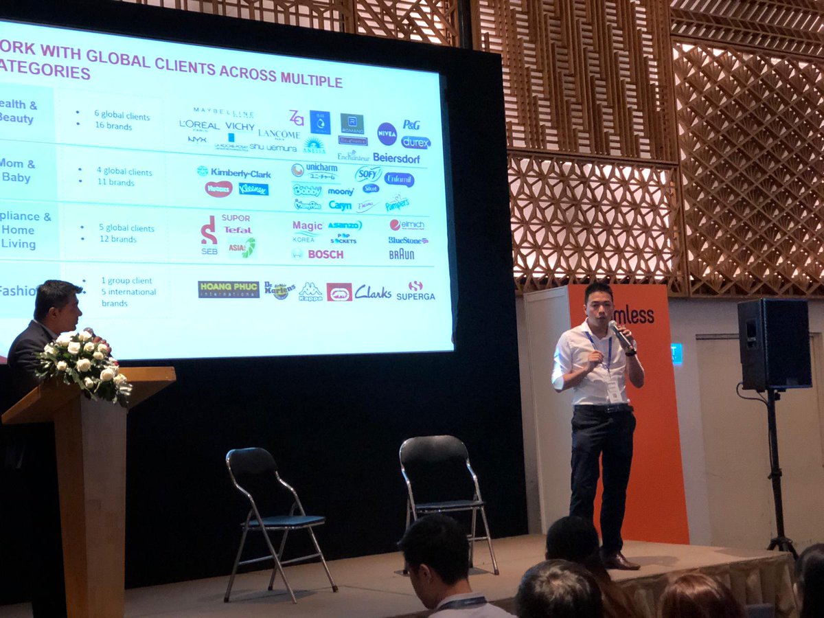 Vin_Omnichannel's tweet photo. Ashwin Rao (Regional Manager – Sales, Vinculum) and Quang Tran (CEO, OnPoint) sharing insights on how to decode #Omnichannel retail to Brands and Retailers at #SeamlessVietnam2018.
#Vinculum #OnPoint #BrandDistributors #Brands #Retailers #DaVinningCode https://t.co/nTdabFWRdx