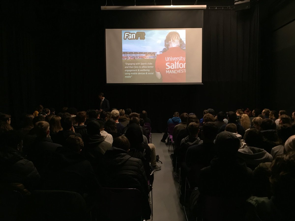 UTCMediaCityUK's tweet photo. Day 2: @GEWUK Our 6th form students have been given the opportunity to work with @SalfordUni on their @fanfit App with @reddevilsrugby #liveproject #RedDevils #fanfit @alexfenton @AldridgeFdn @aldridgeonline #DigitalHealth https://t.co/WQ1XQ9Aqmk